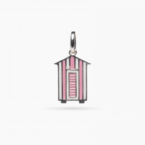 Cabina Grande in Argento - verticale rosa